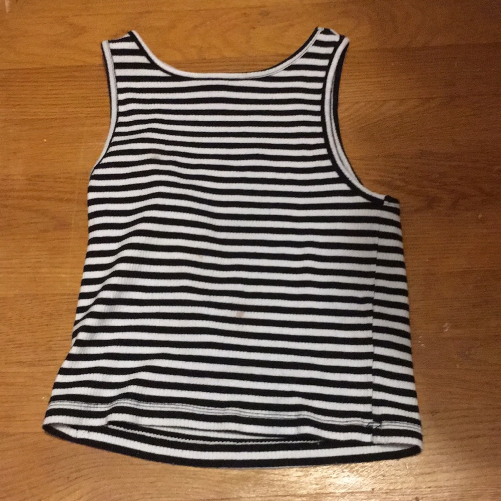 Striped crop top